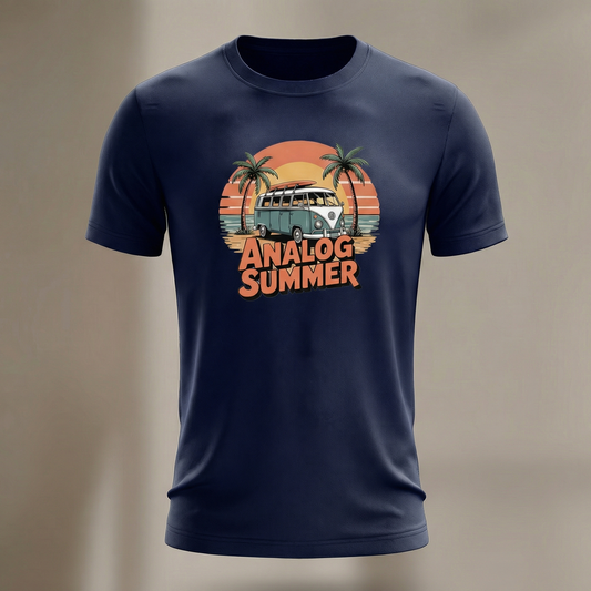 Analog Summer Vintage Lifestyle Graphic Tee
