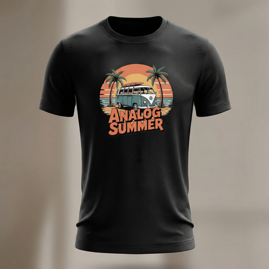 Analog Summer Vintage Lifestyle Graphic Tee